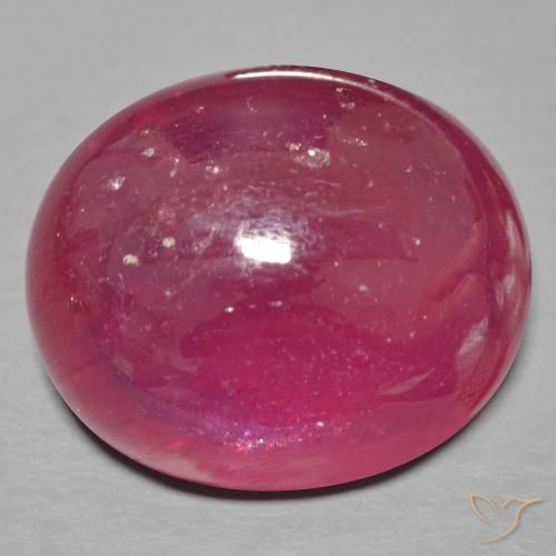23.52ct Naturale Rosso scuro Rubino, Ovale, Traslucido
