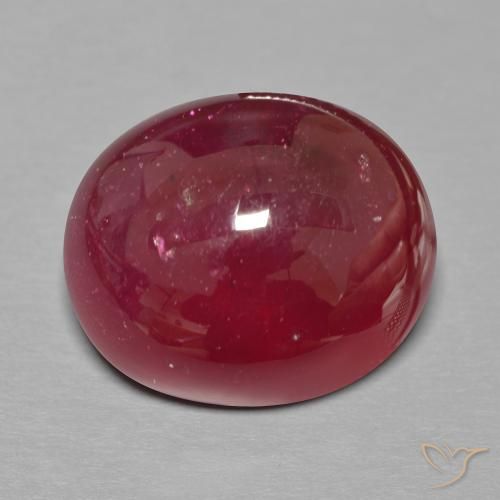 20.43ct Naturale Rosso scuro Rubino, Ovale, Traslucido