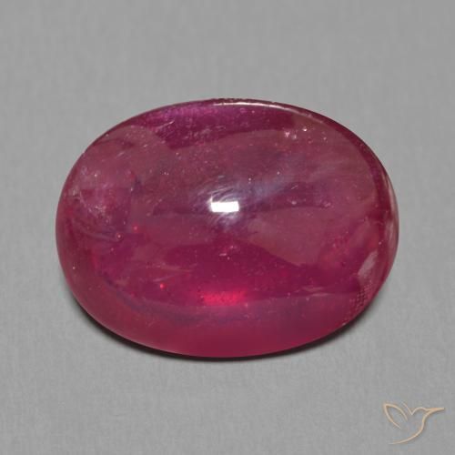 12.15ct Naturale Rosso scuro Rubino, Ovale, Traslucido