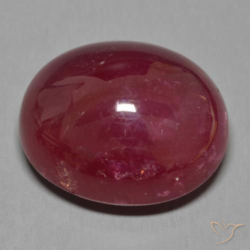 Rubino Rosso scuro naturale da 27.86 ct, Ovale, Traslucido