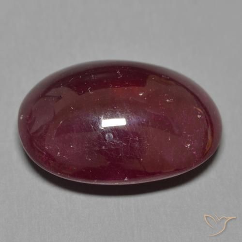 Rubino Rosso scuro naturale da 17.33 ct, Ovale, Traslucido