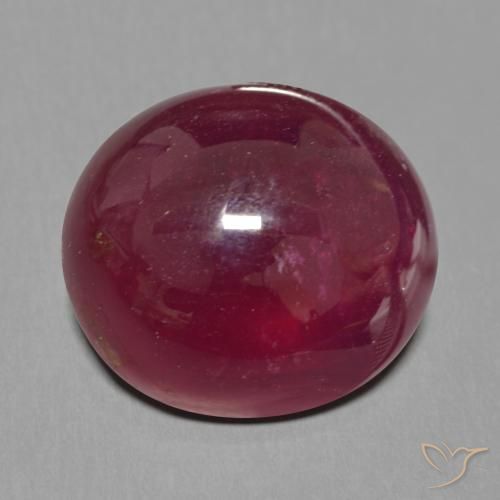 19.10ct Naturale Rosso scuro Rubino, Ovale, Traslucido