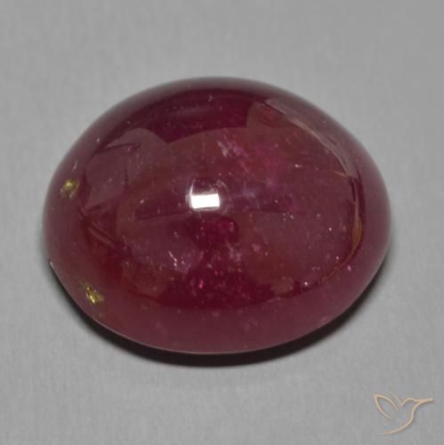 Rubino Rosso scuro naturale da 19.10 ct, Ovale, Traslucido
