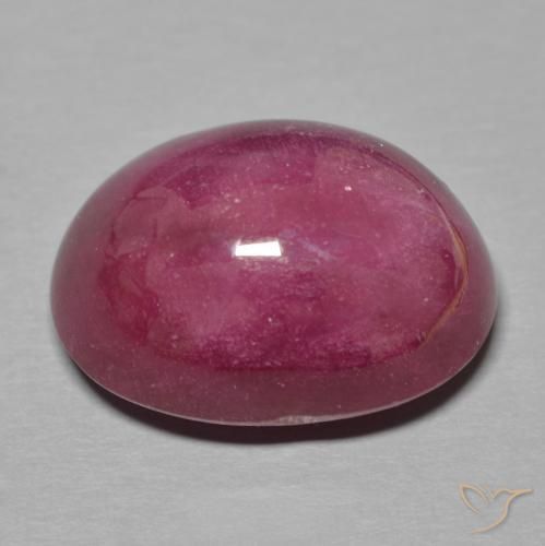 Rubino Rosso scuro naturale da 19.48 ct, Ovale, Traslucido