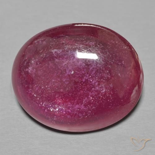 15.15ct Naturale Rosso scuro Rubino, Ovale, Traslucido