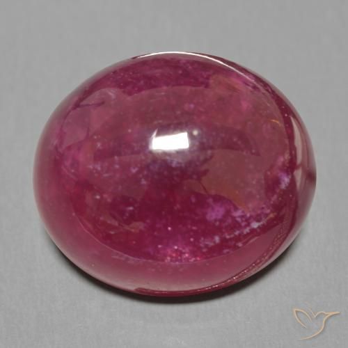Rubino Rosso scuro naturale da 18.94 ct, Ovale, Traslucido