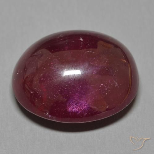 Rubino Vino Rosso Profondo naturale da 17.46 ct, Ovale, Traslucido