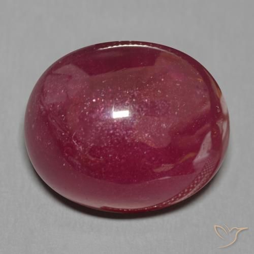 19.84ct Naturale Vino rosso Rubino, Ovale, Traslucido