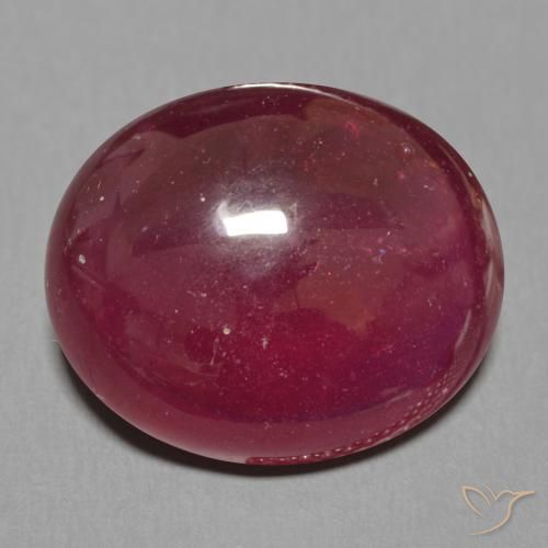 15.91ct Naturale Rosso scuro Rubino, Ovale, Traslucido