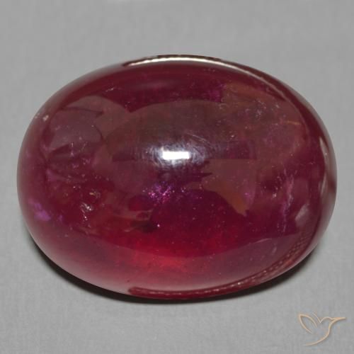 18.30ct Naturale Rosso scuro Rubino, Ovale, Traslucido