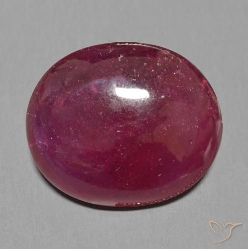 19.04ct Naturale Rosso scuro Rubino, Ovale, Traslucido