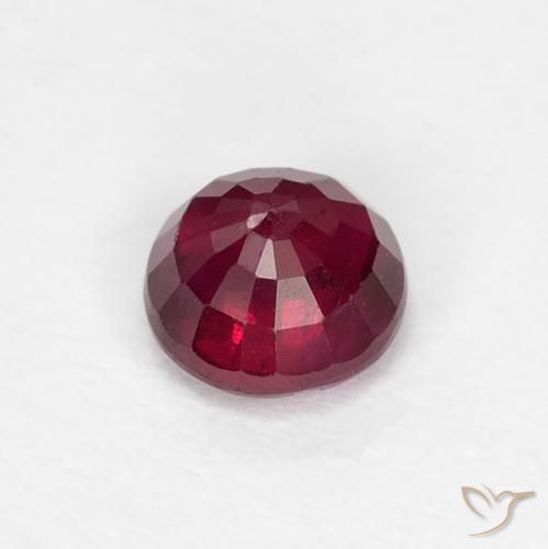 Rubino Vino rosso naturale da 0.44 ct, Rotondo, VS
