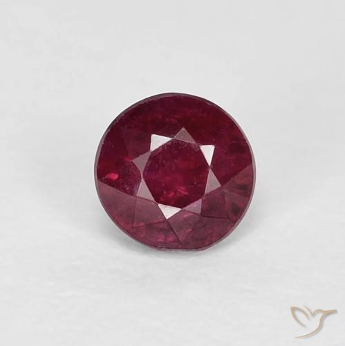 0.40ct Naturale Vino rosso Rubino, Rotondo, VS-SI