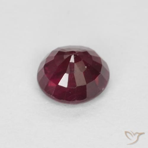 Rubino Vino rosso naturale da 0.34 ct, Rotondo, VS