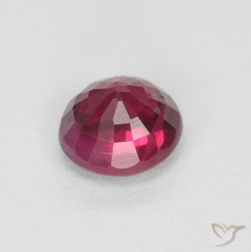 Rubino Rosso scuro naturale da 0.36 ct, Rotondo, SI