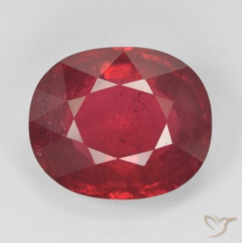 14.98ct Naturale Rosso medio Rubino, Ovale, VS