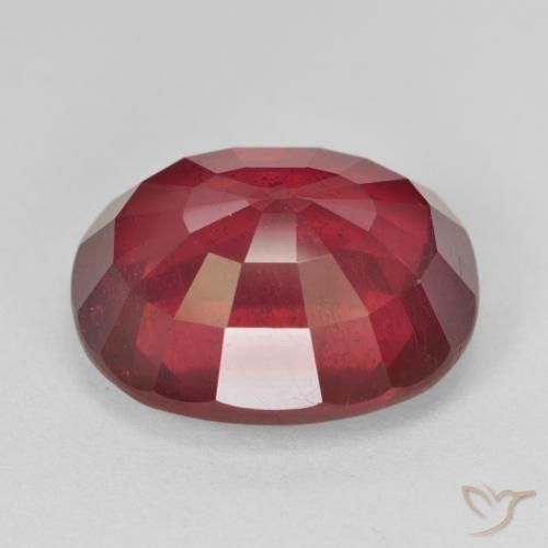 Rubino Rosso medio naturale da 14.98 ct, Ovale, VS