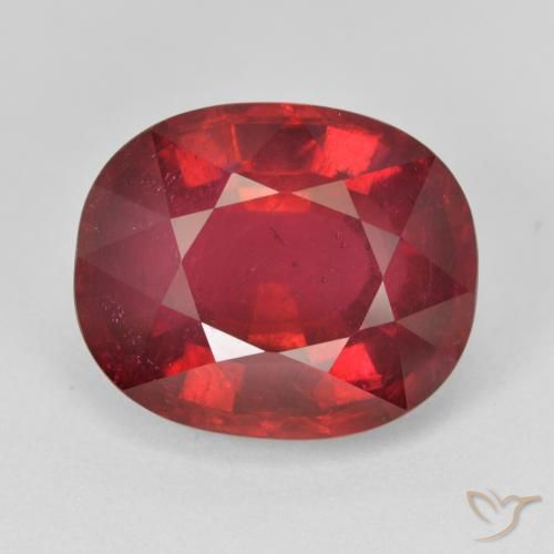 12.68ct Naturale Rosso intenso Rubino, Ovale, VS