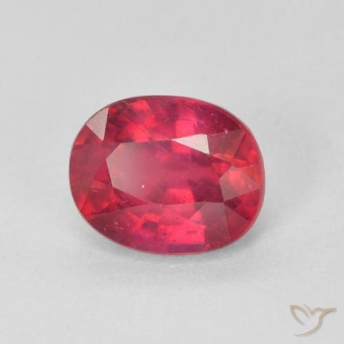 Rubino Cremisi Profondo naturale da 1.83 ct, Ovale, VS