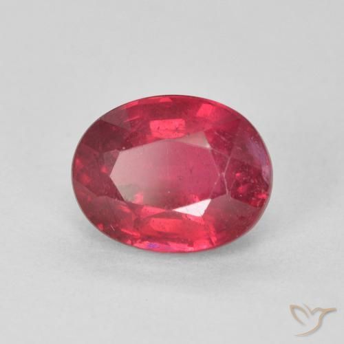 Rubino marmellata rossa naturale da 1.97 ct, Ovale, VS
