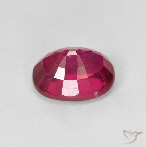 Rubino Rosso chiaro naturale da 2.13 ct, Ovale, VS