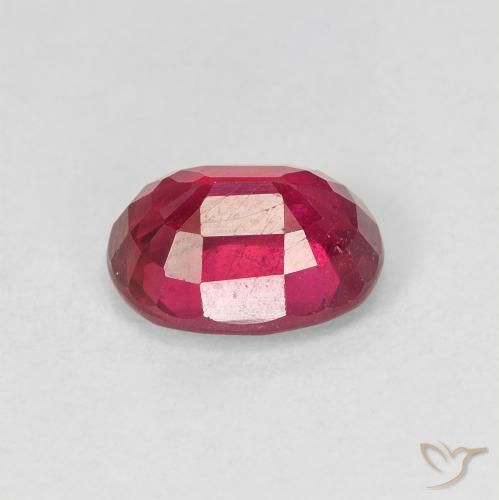 Rubino Medium Dark-Red naturale da 1.94 ct, Ovale, VS-SI