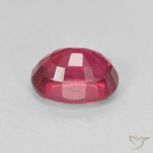 Rubino marmellata rossa naturale da 1.92 ct, Ovale, VS
