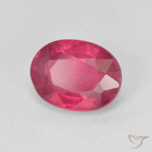 Rubino Rosso medio naturale da 1.91 ct, Ovale, VS