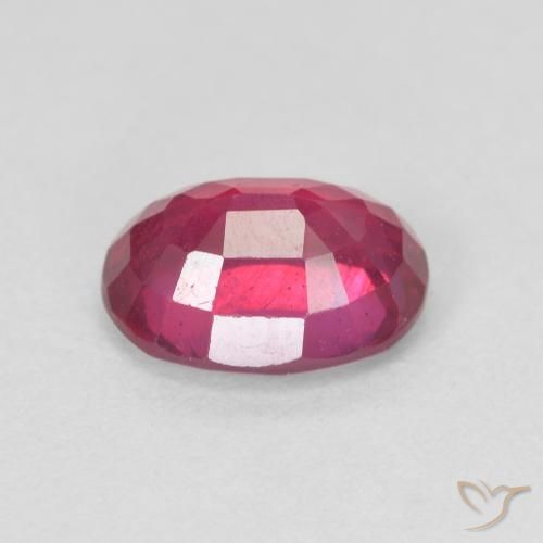 Rubino Rosso medio naturale da 1.74 ct, Ovale, VS