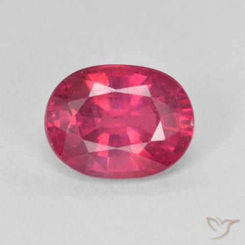 1.85ct Naturale Rosso medio Rubino, Ovale, VS