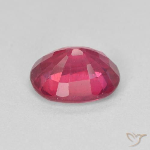 Rubino Rosso medio naturale da 1.85 ct, Ovale, VS