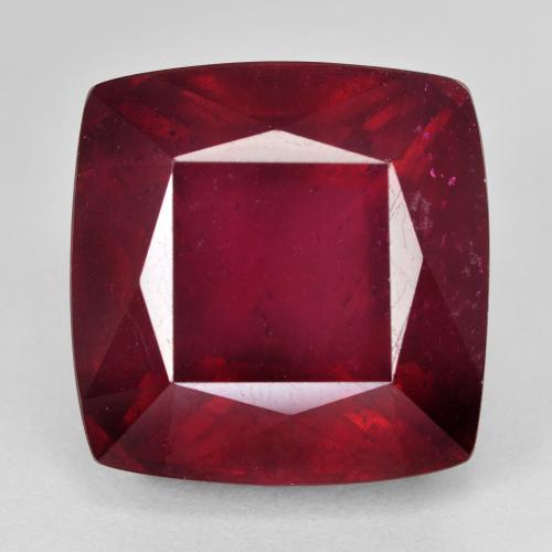29.52ct Naturale Sangue rosso Rubino, Cuscino, VS