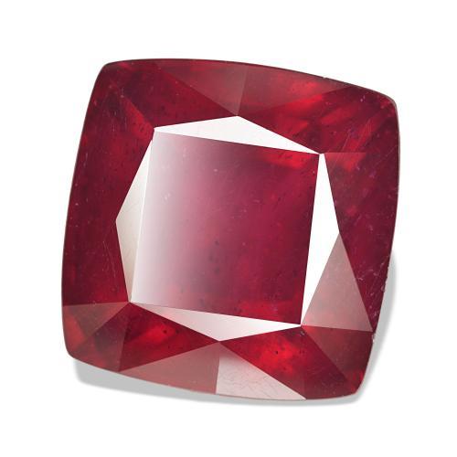 Rubino Sangue rosso naturale da 29.52 ct, Cuscino, VS