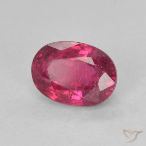 Rubino Rosso chiaro naturale da 1.32 ct, Ovale, VS-SI
