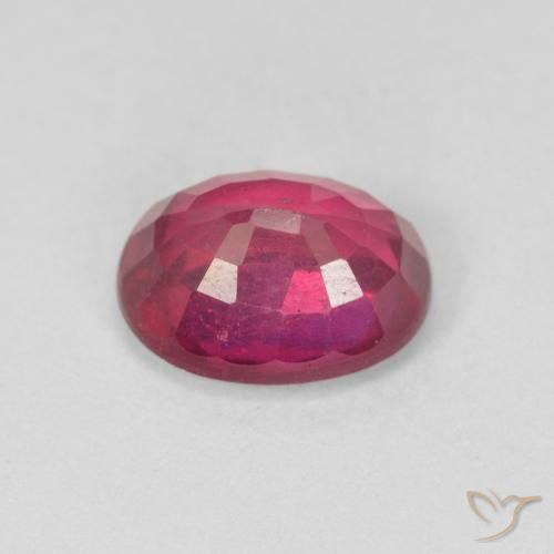 Rubino Rosso chiaro naturale da 1.96 ct, Ovale, VS
