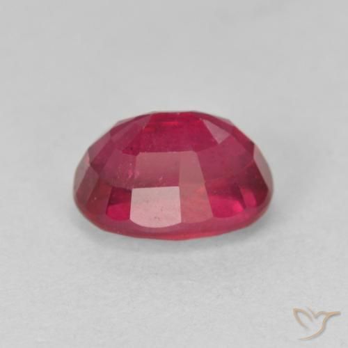 Rubino Rosso medio naturale da 2.34 ct, Ovale, VS