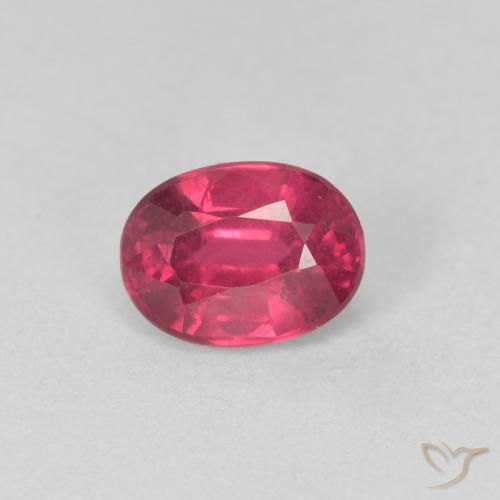 1.24ct Naturale marmellata rossa Rubino, Ovale, VS