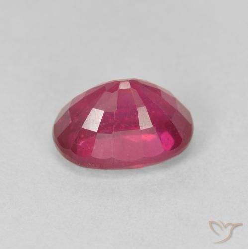 Rubino marmellata rossa naturale da 2.11 ct, Ovale, VS
