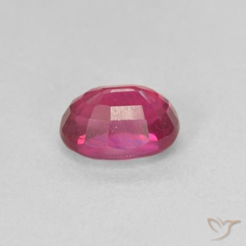 Rubino Rosso tendente al rosa naturale da 1.32 ct, Ovale, VS