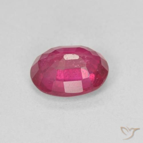 Rubino Rosso medio naturale da 1.61 ct, Ovale, VS