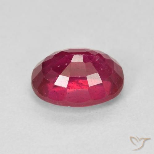 Rubino Rosso tendente al rosa naturale da 2.09 ct, Ovale, VS-SI
