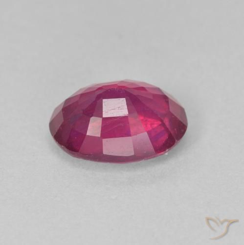 Rubino Rosso chiaro naturale da 1.76 ct, Ovale, VS