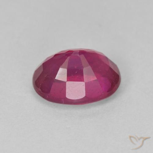 Rubino Rosso chiaro naturale da 2.08 ct, Ovale, VS
