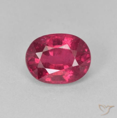 1.83ct Naturale Rosso tendente al rosa Rubino, Ovale, VS