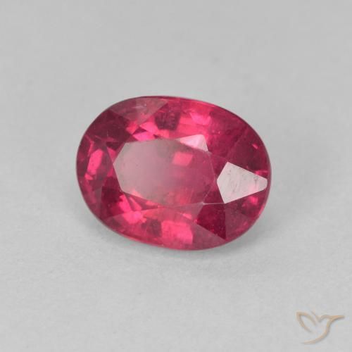 Rubino Rosso tendente al rosa naturale da 1.83 ct, Ovale, VS