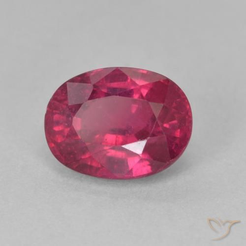 Rubino Rosso chiaro naturale da 2.26 ct, Ovale, VS-SI