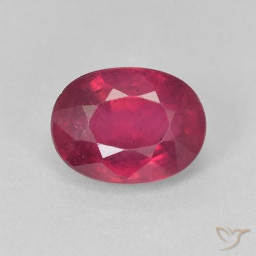 2.17ct Naturale Rosso medio Rubino, Ovale, VS-SI