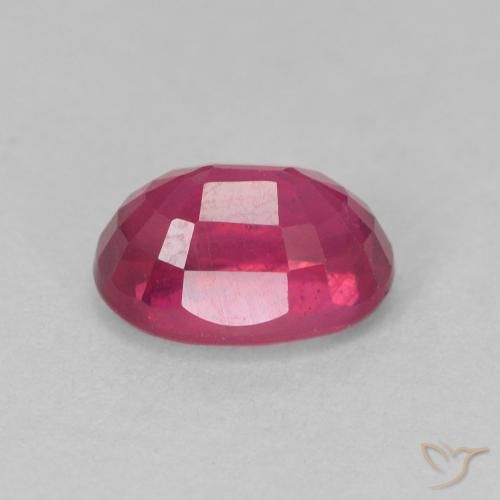 Rubino Rosso chiaro naturale da 1.41 ct, Ovale, VS