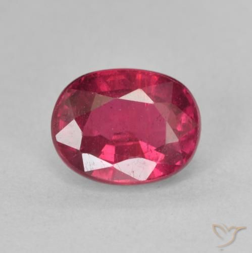 1.93ct Naturale Rosa rossastro intenso Rubino, Ovale, VS