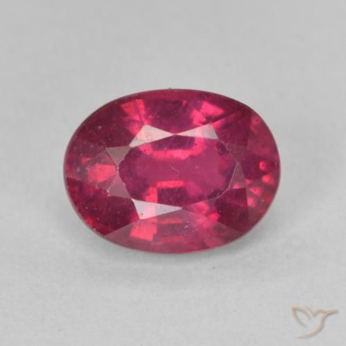 1.98ct Naturale Rosso tendente al rosa Rubino, Ovale, VS